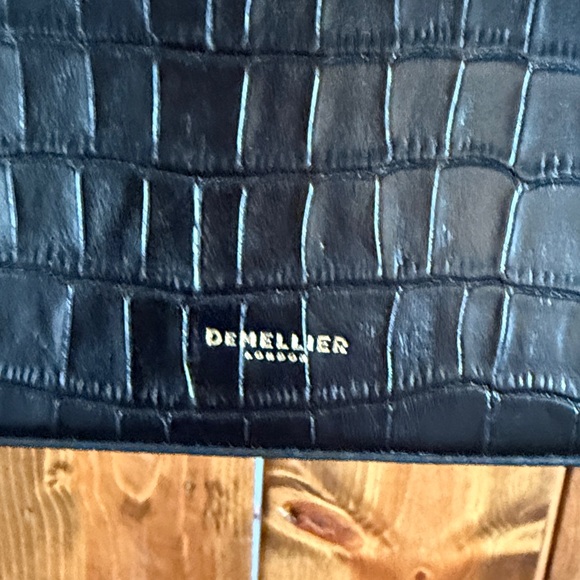 DeMellier BERGEN BAG - CROC EFFECT BLACK - Picture 2 of 13